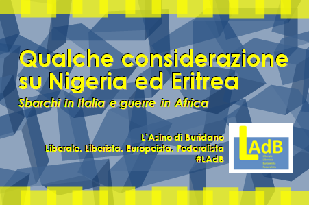 Qualche considerazione su nigeria ed eritrea