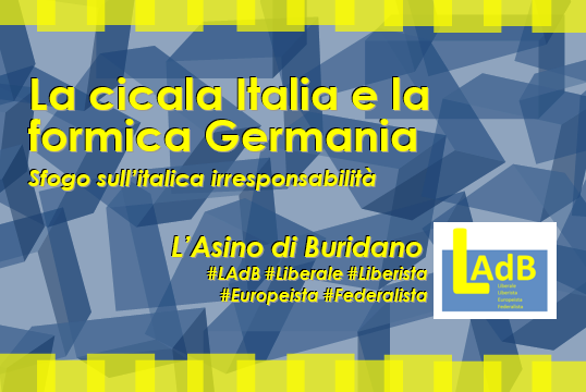 La cicala Italia e la formica Germania